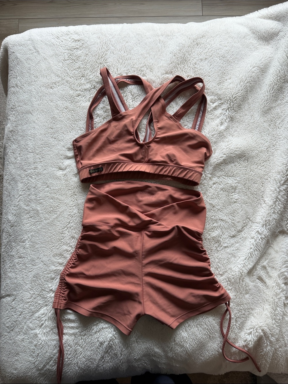 Two-Piece Active One-Piece Set
